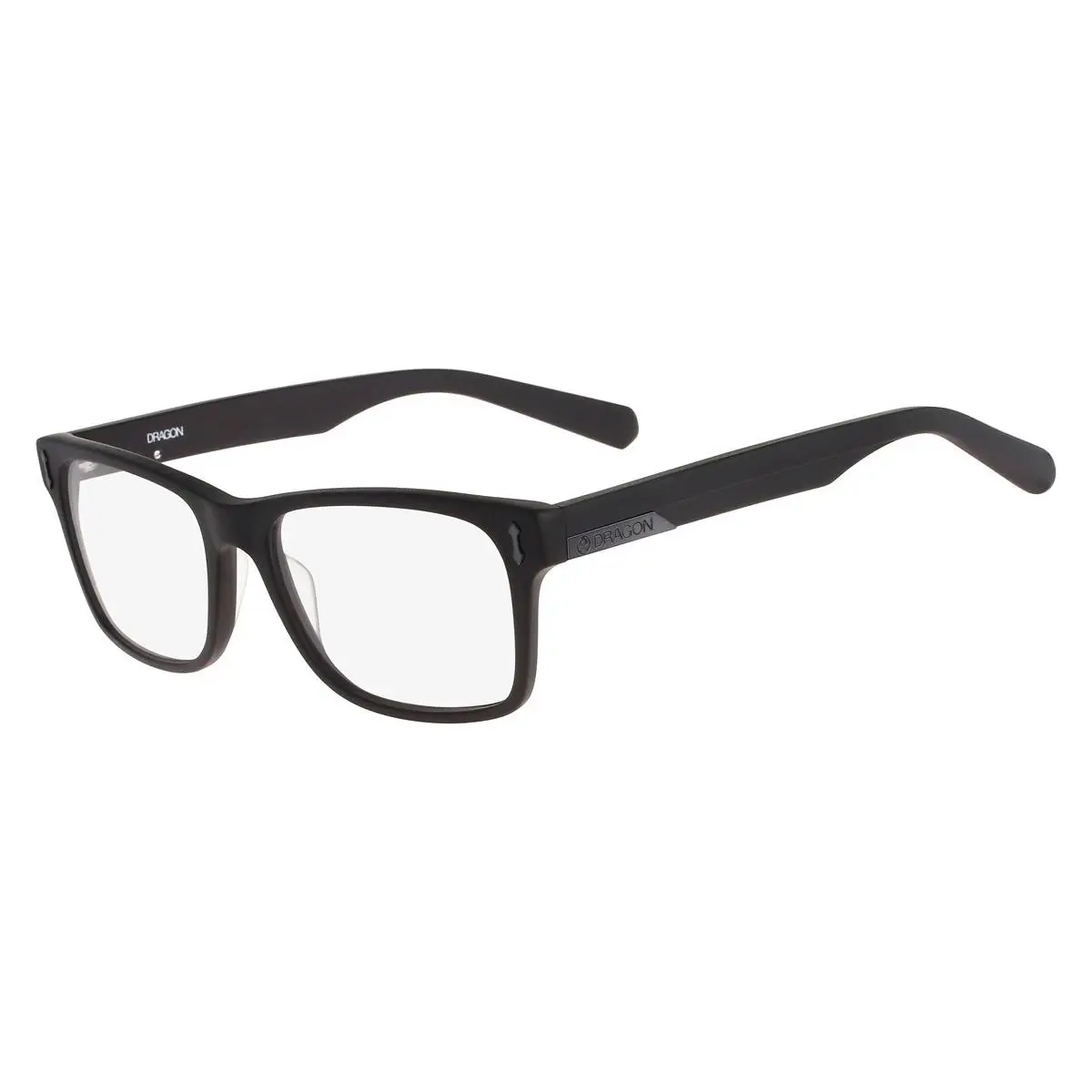Dragon DR132 Spencer Eyeglasses Men Matte Black Rectangle 57 - Frame: Matte Black, Lens: Demo