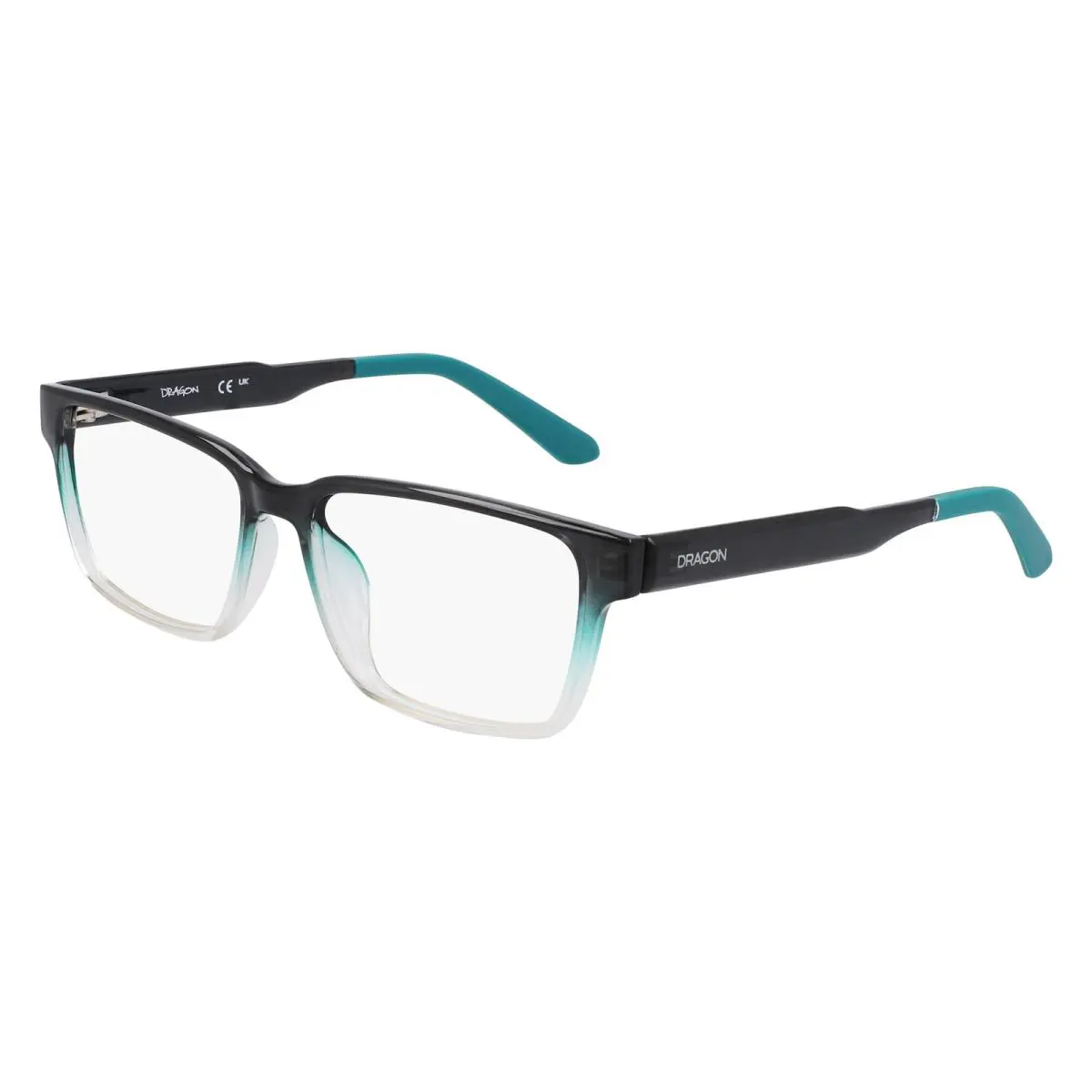 Dragon DR9013 308 Eyeglasses Men`s Green Gradient Full Rim Rectangle Shape 55mm by Dragon Alliance
