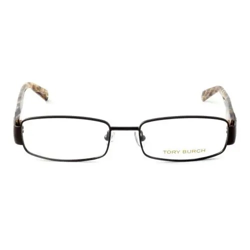 Tory Burch Designer Reading Glasses TY1023-120-50 mm Brown Marble Horn Feather - Brown, Frame: Brown, Lens: Clear