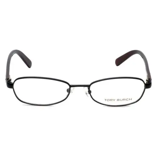 Tory Burch Designer Reading Glasses TY1021-107 in Black Red 50mm - Black, Frame: Multicolor, Lens: Clear