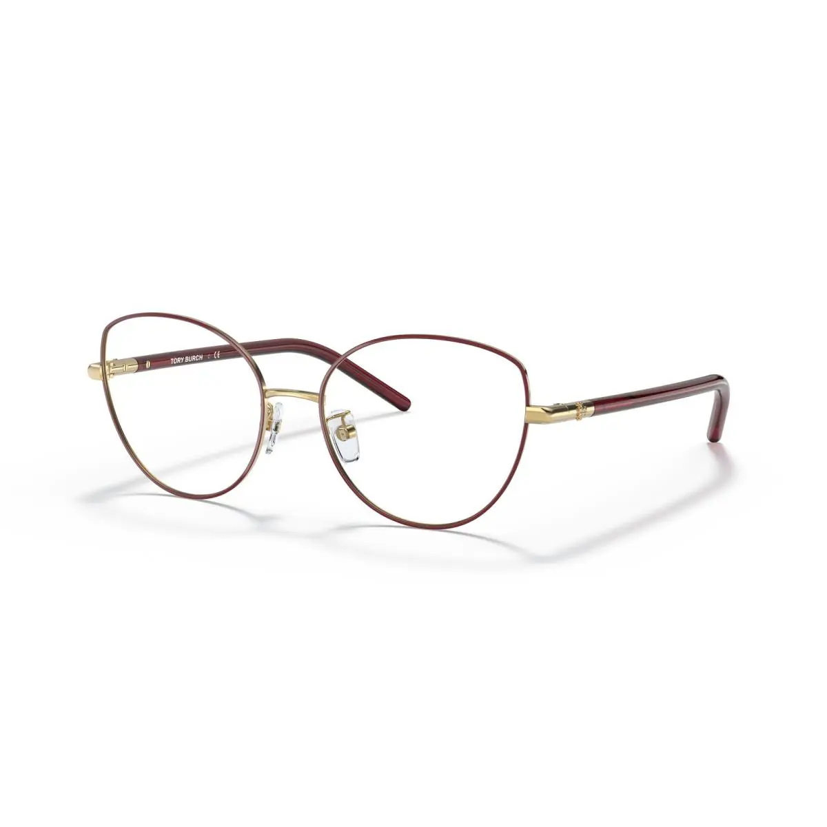 Tory Burch 0TY1073 3316 Shiny Gold Round Eyeglasses