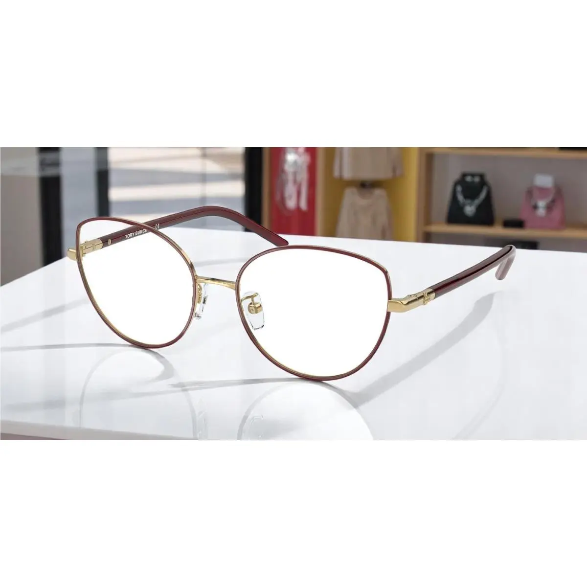 Tory Burch TY1073 3316 Shiny Gold Demo Lens 54 mm Women`s Eyeglasses