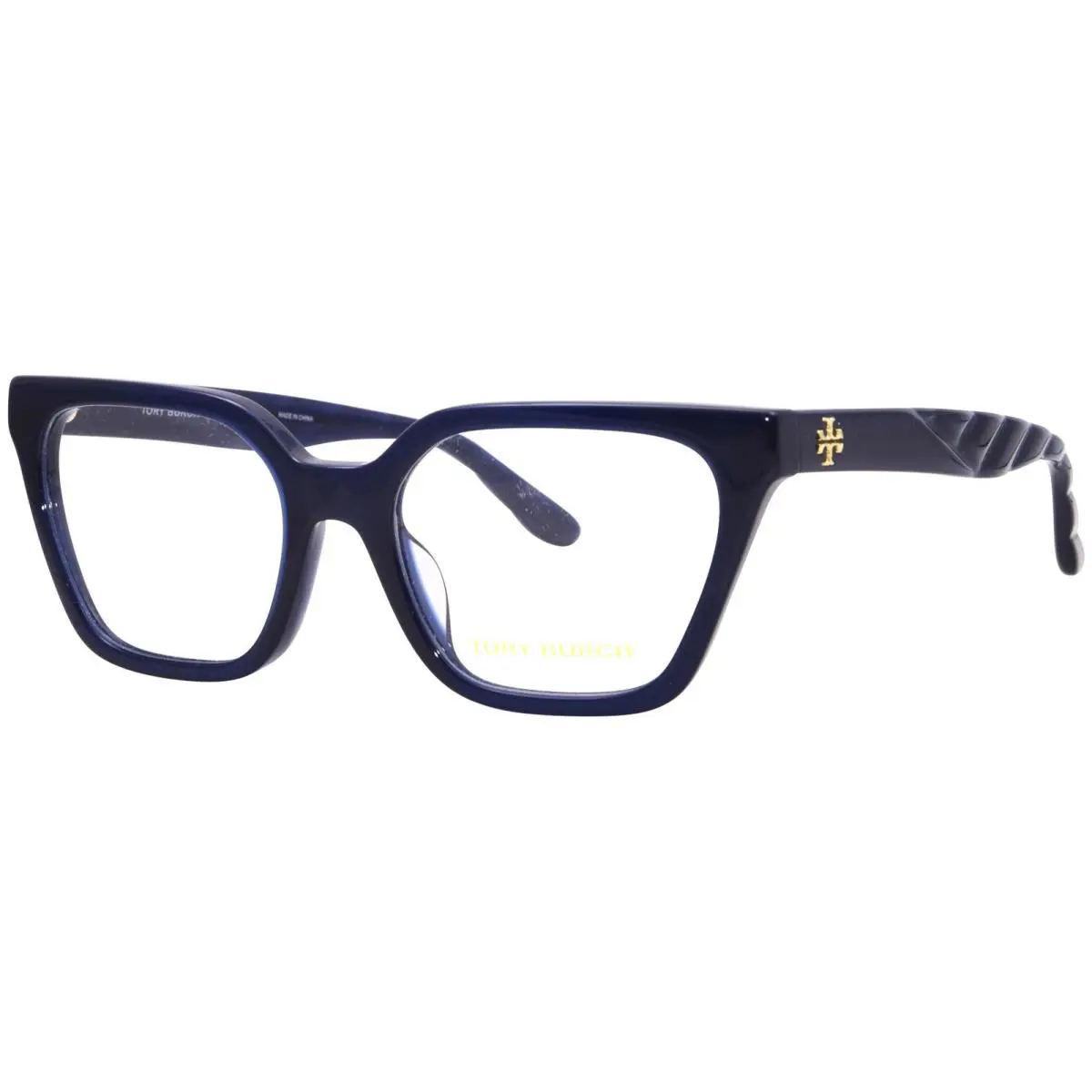 Tory Burch TY2133U 1656 Eyeglasses Women`s Transparent Navy Full Rim 53mm