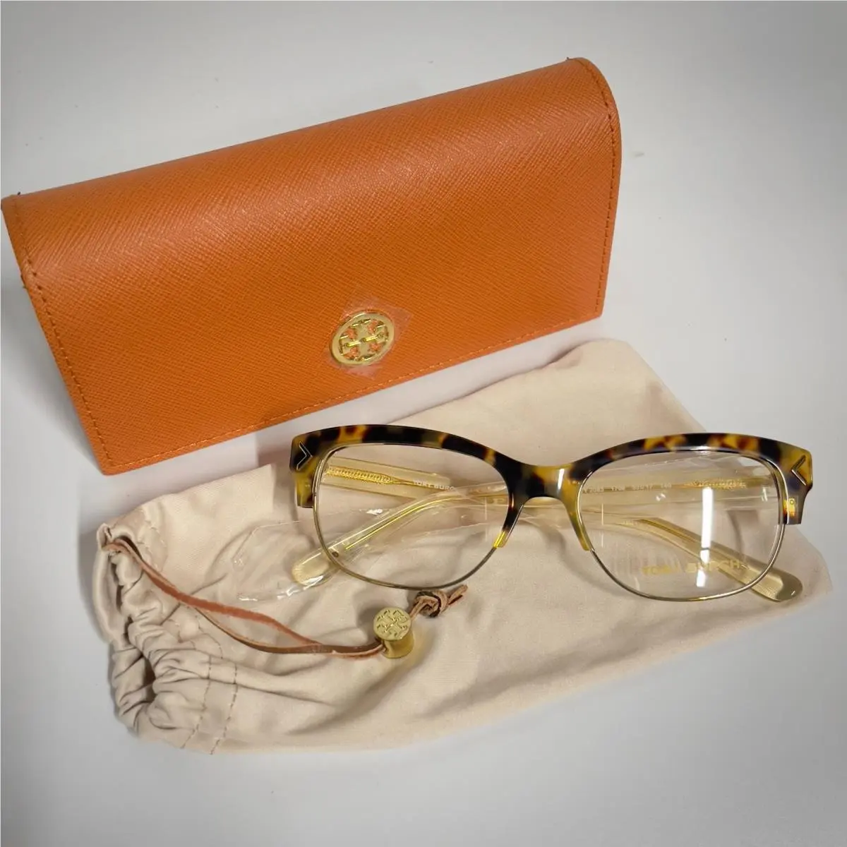 Tory Burch TY 2083 1706 Havana Eyeglasses Frames 53-17-140mm w/ Case