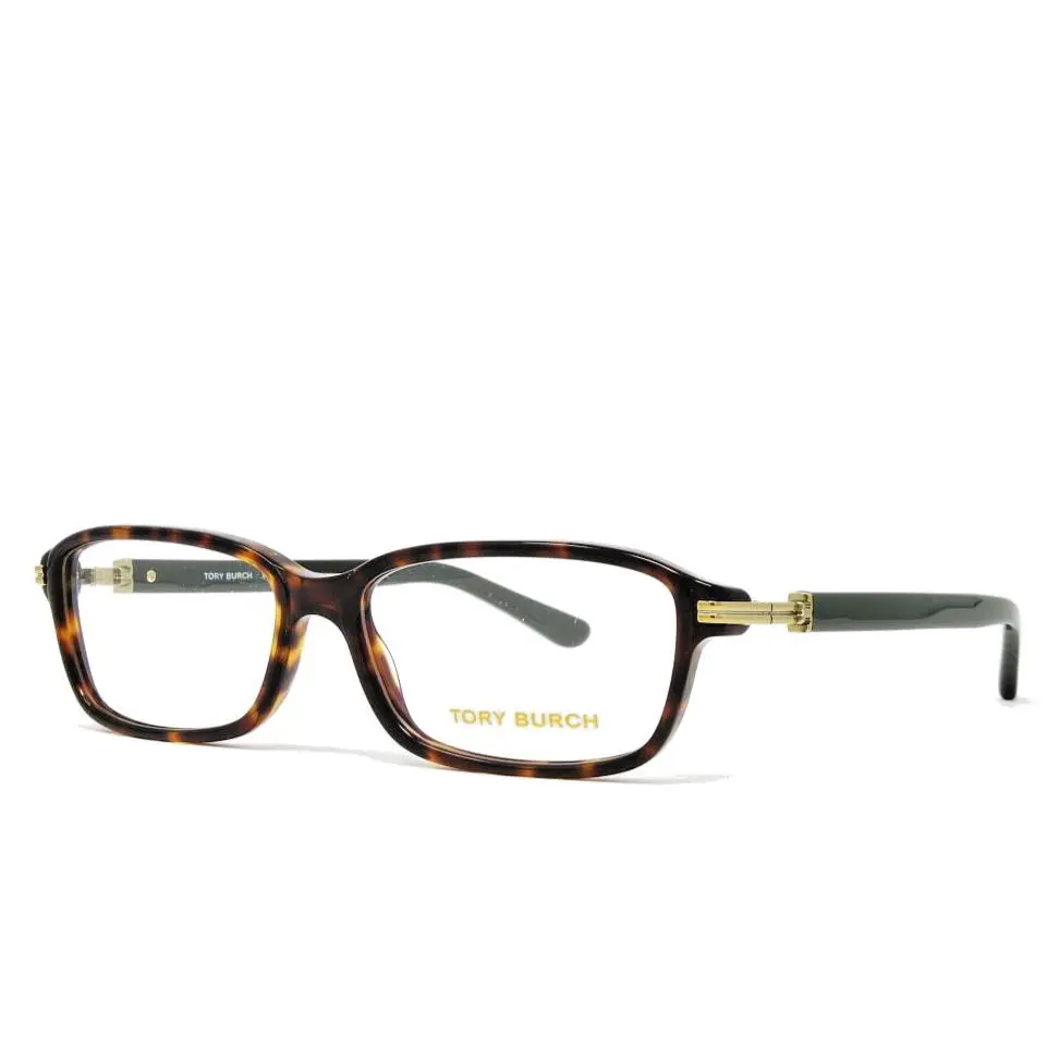 Tory Burch Eyeglasses Dark Tortoise Rectangular 55mm TY2101-1728