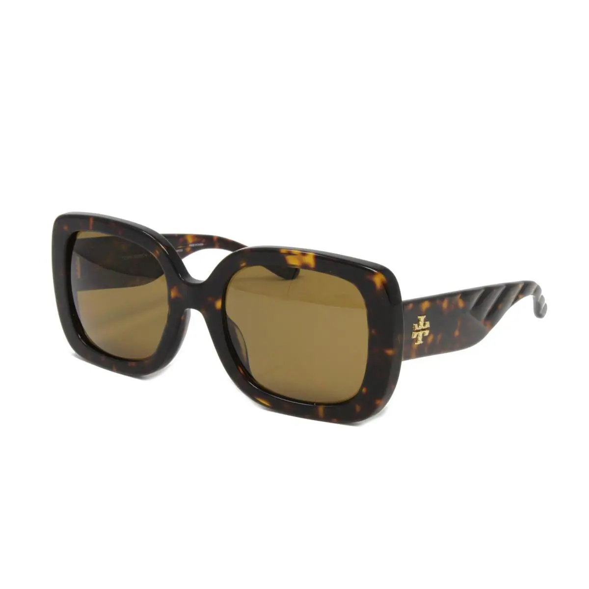 Tory Burch Sunglasses Women`s Square TY7179U 172883 Dark Tortoise Polarized 54mm