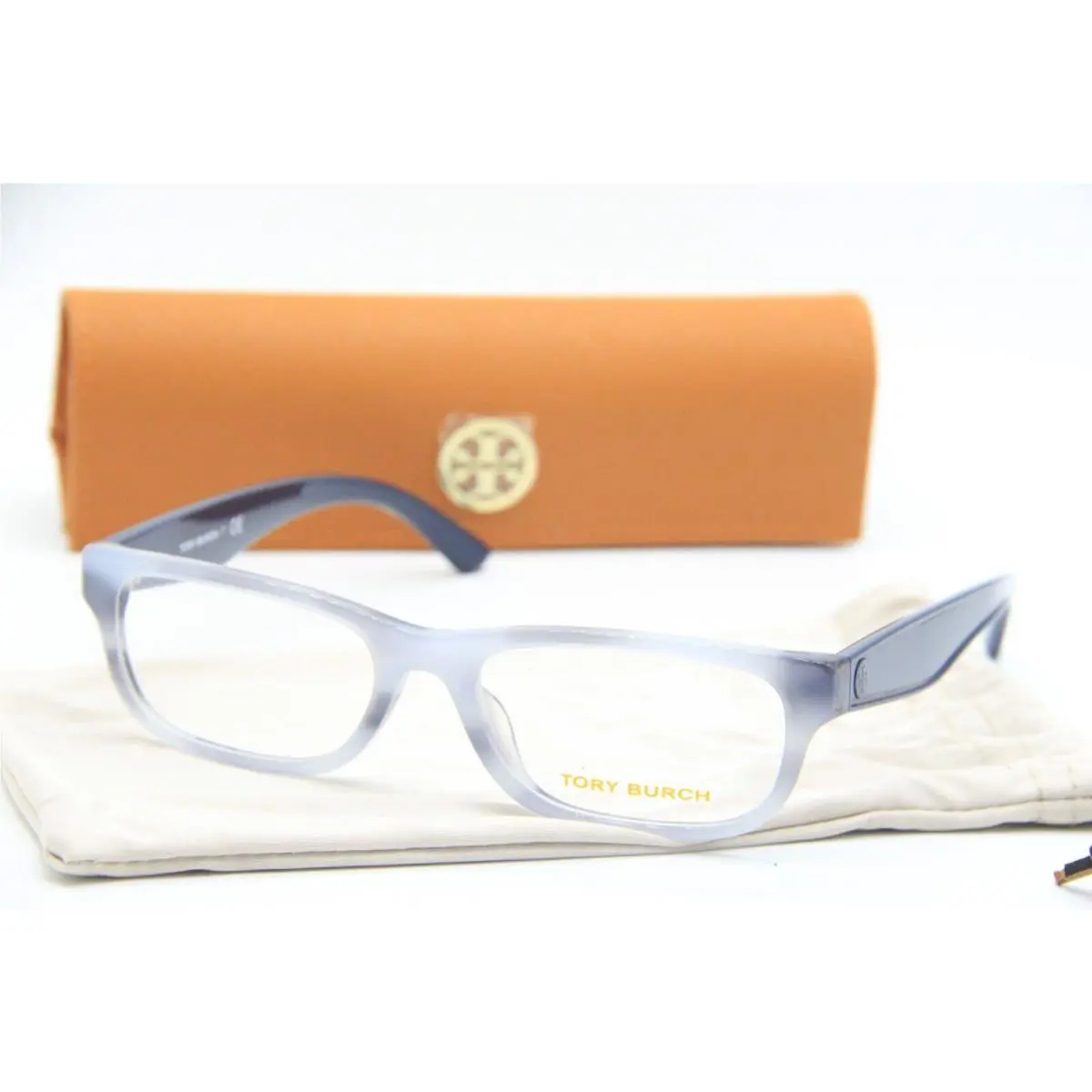 Tory Burch TY 2108U 1806 Blue Grey Eyeglasses W/case 53-17
