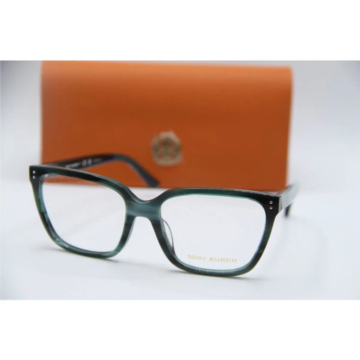 Tory Burch TY2120U 1869 Green Stripe Designer Eyeglasses 54-17