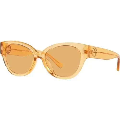 Tory Burch TY7168U 18837 Transparent Passionfruit Sunglasses