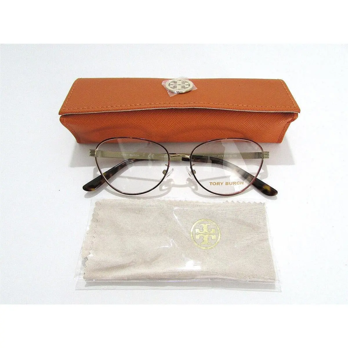 Tory Burch TY1071 TY 1071 3279 Dark Tortoise Transfer Gold Eyeglasses Frame