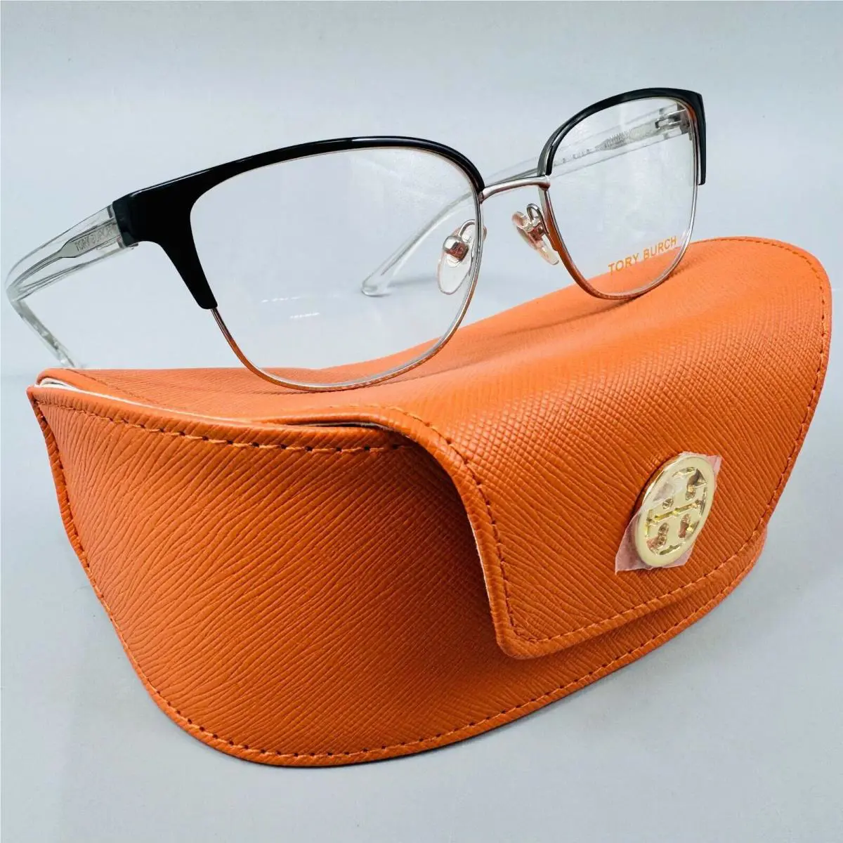 Tory Burch TY 1052 3059 Womens Eyeglass 51-16-135mm Black Silver