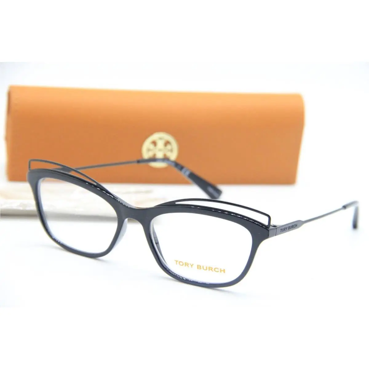 Tory Burch TY 4004 1709 Black Eyeglasses W/case 51-16