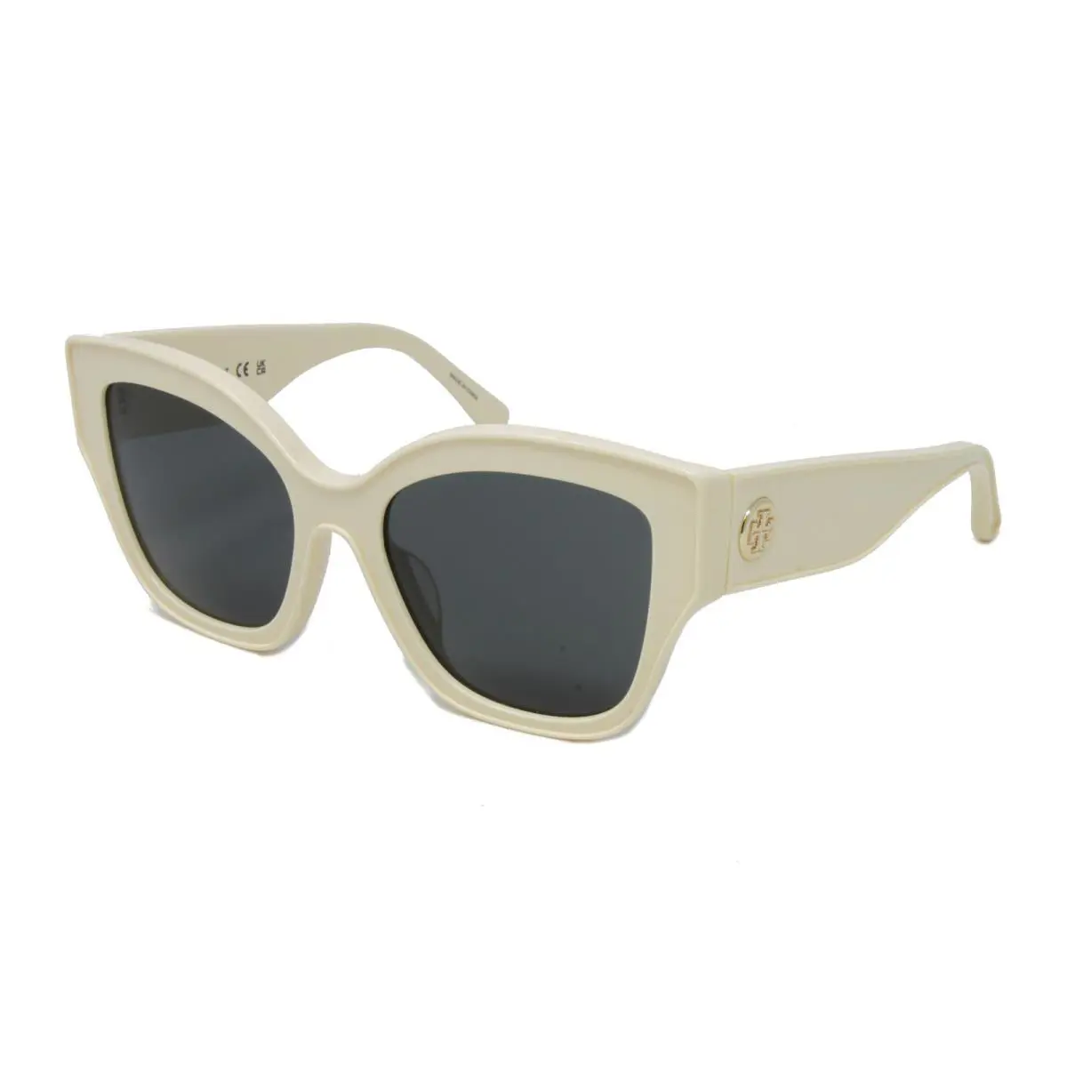 Tory Burch Sunglasses Women`s Butterfly TY7184U 190687 Solid Ivory 54mm