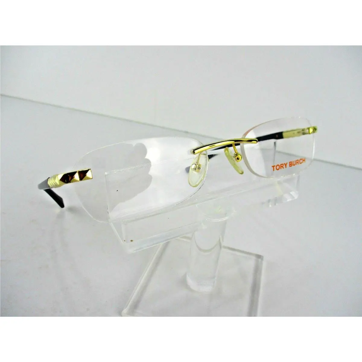Tory Burch TY 1010 W/case 106 Gold / Navy 51 x 17 130 mm Eyeglass Frames