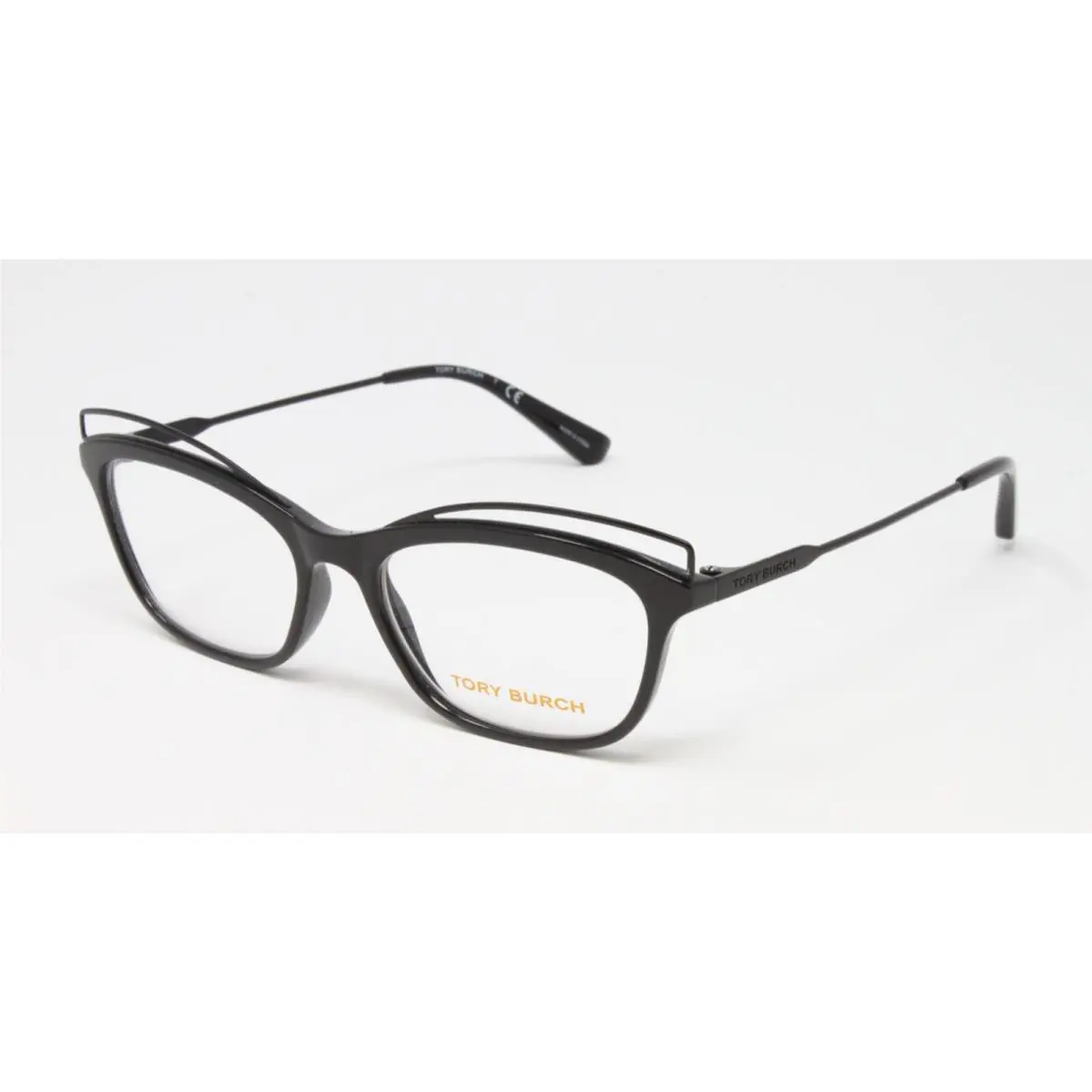 Tory Burch Eyeglasses Women`s Cat Eye Plastic Black 51mm TY4004-1709