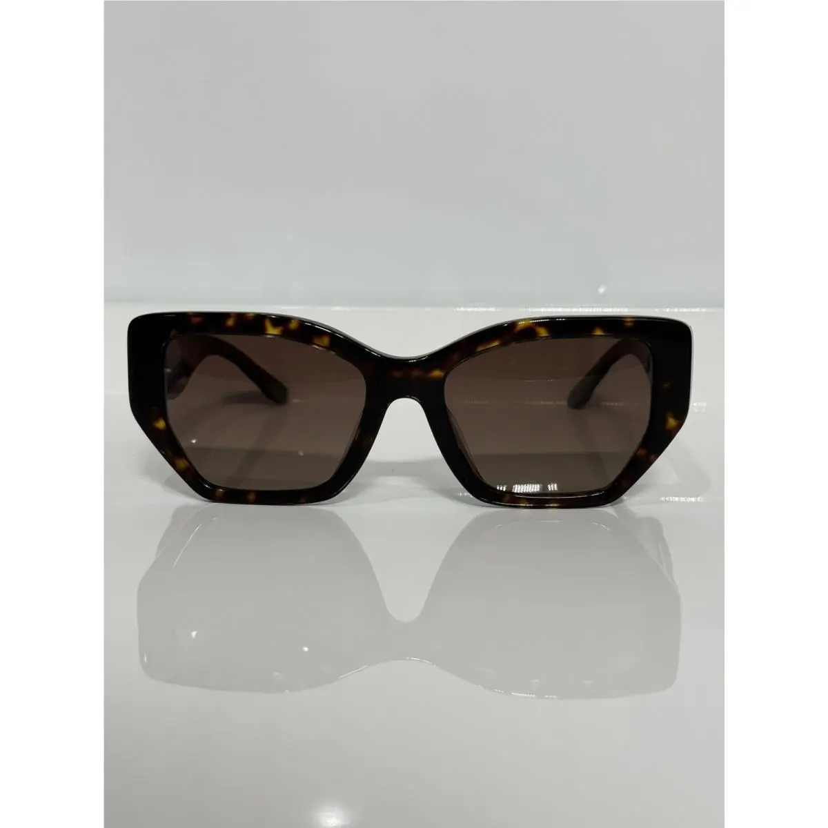 Tory Burch 7187U 1728/T5 Chunky Tortoise Acetate Polarized Sunglasses