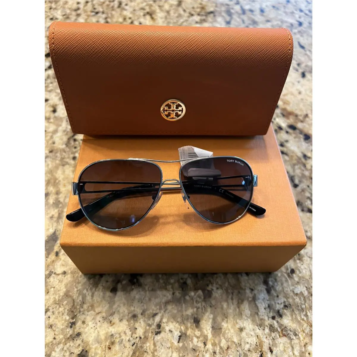 Tory Burch TY6060 Aviator Sunglasses