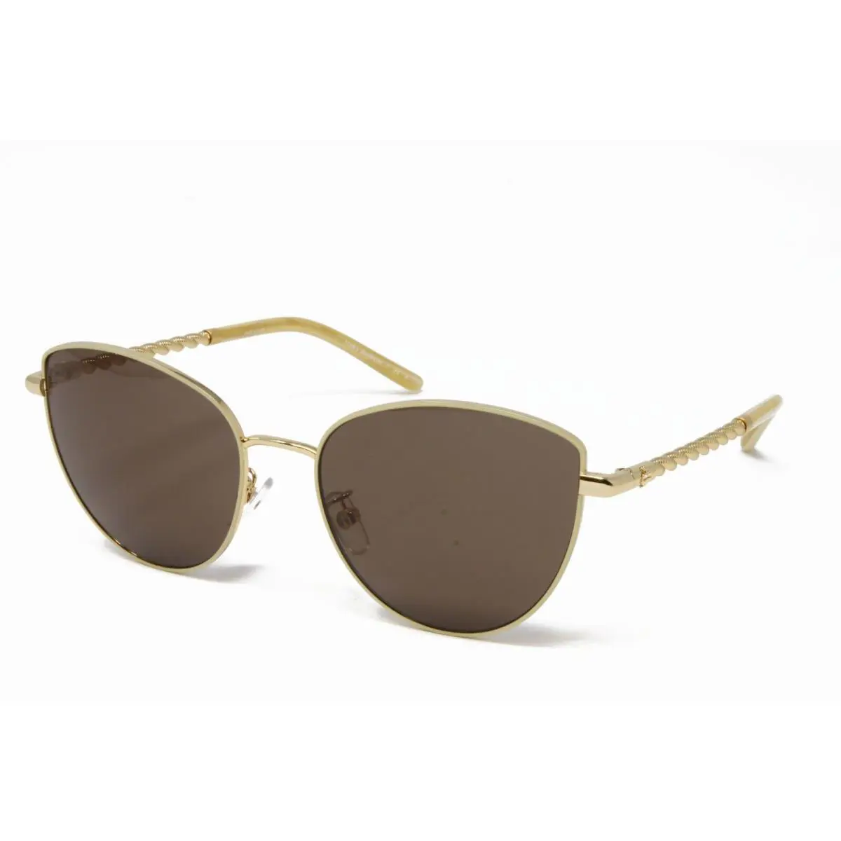 Tory Burch Women`s Sunglasses Cat Eye Metal TY6091 332673 Ivory 56mm
