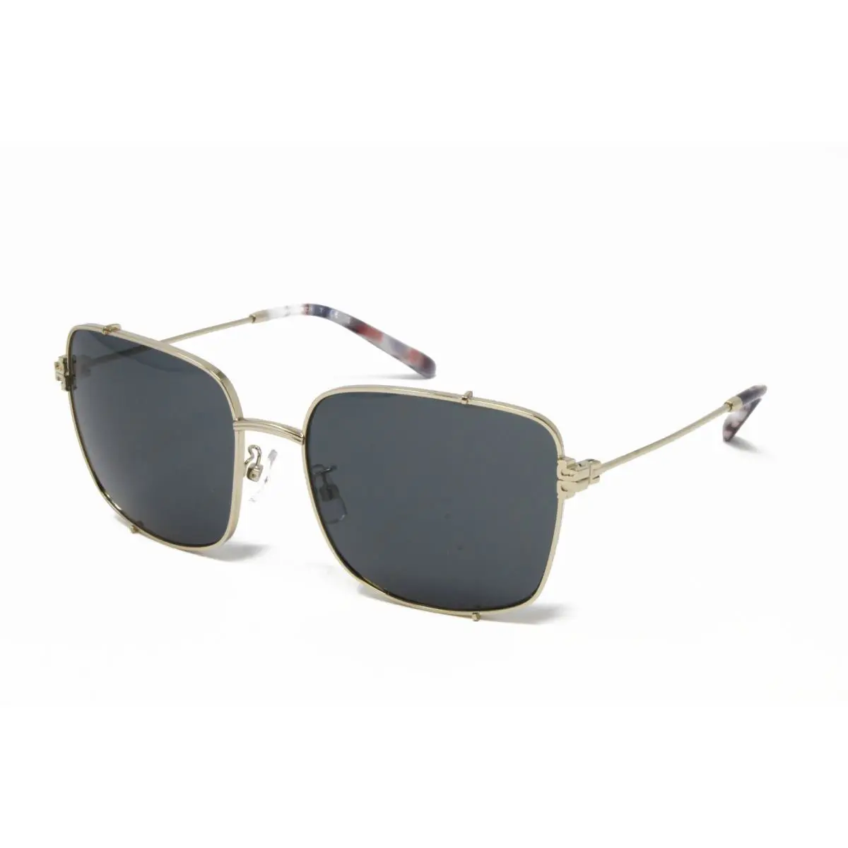 Tory Burch TY6104 334987 Women`s Sunglasses Shiny Light Gold 56mm Square Metal