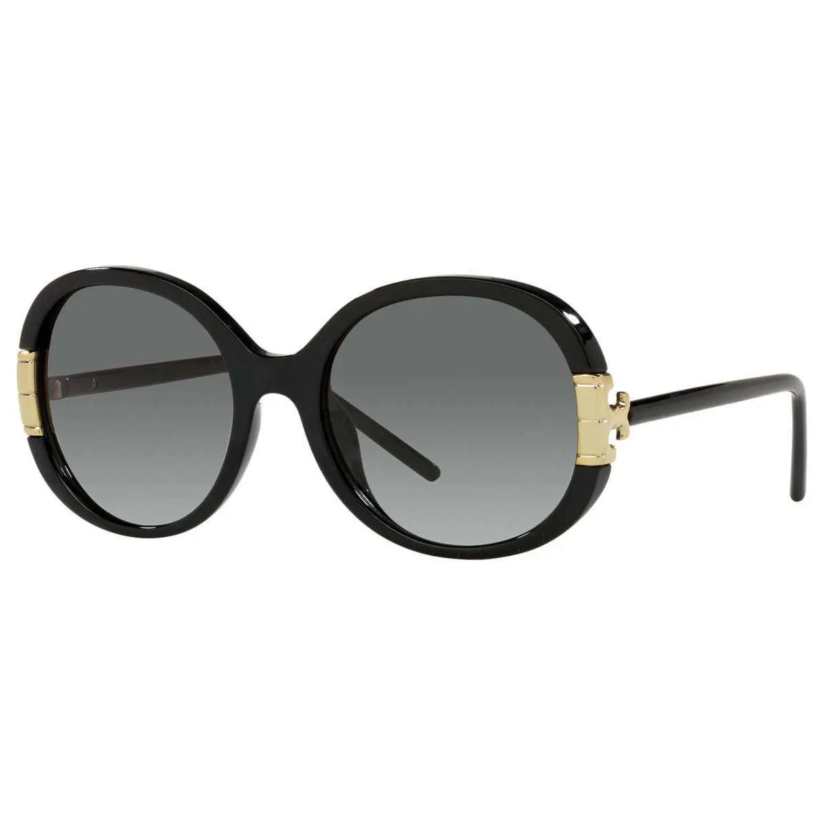 Tory Burch Women`s Black Oval Sunglasses TY9061U-179123