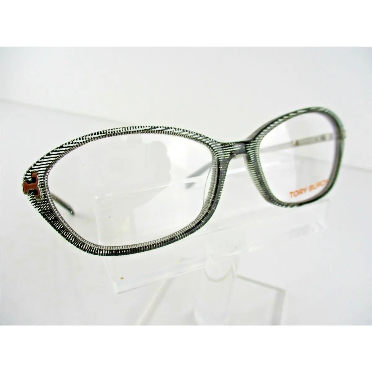 Tory Burch TY 2008 W/case 842 Black / Silver 52 x 15 135 mm Eyeglass Frames