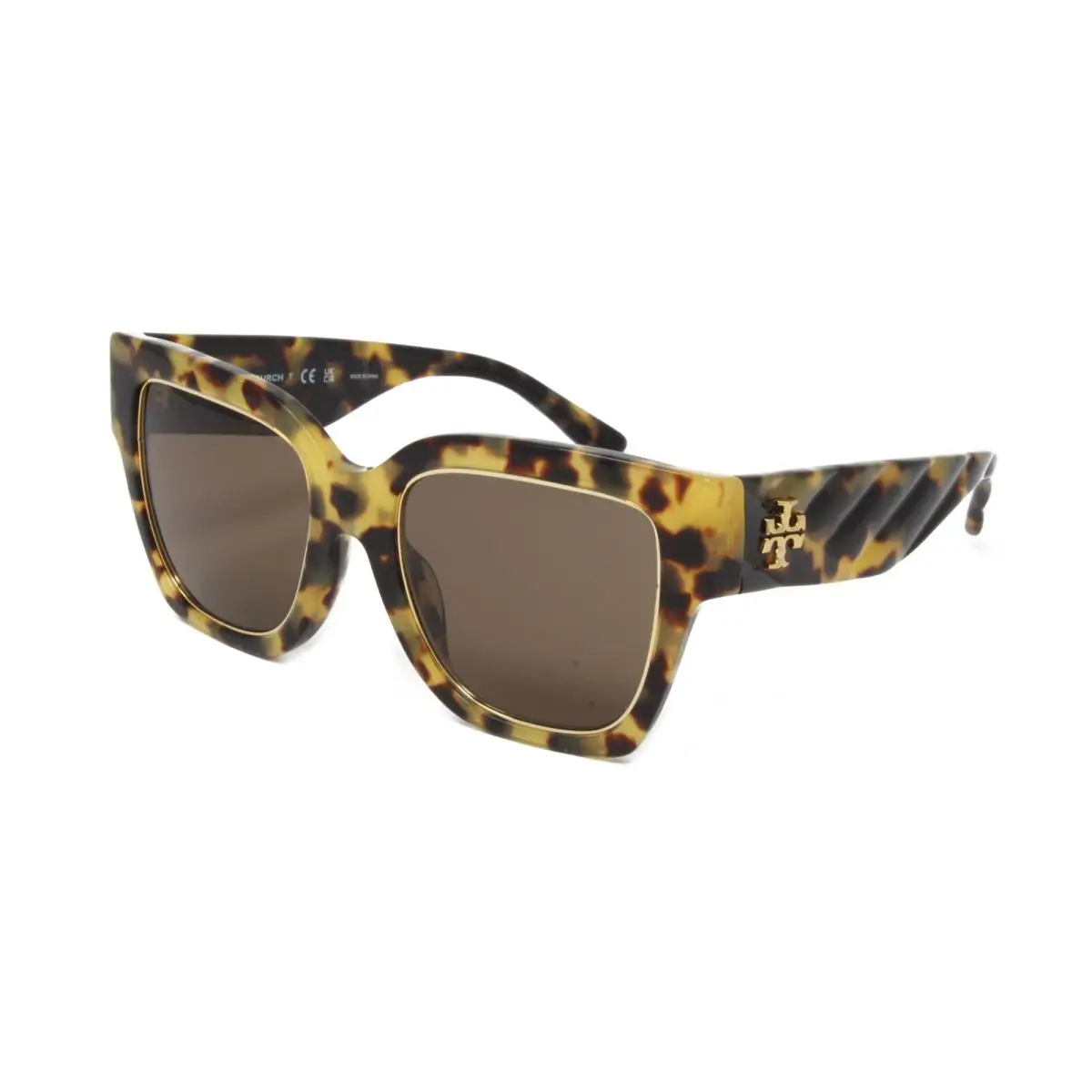 Tory Burch Sunglasses Women`s Square TY7180U 147473 Tokyo Tortoise 52mm