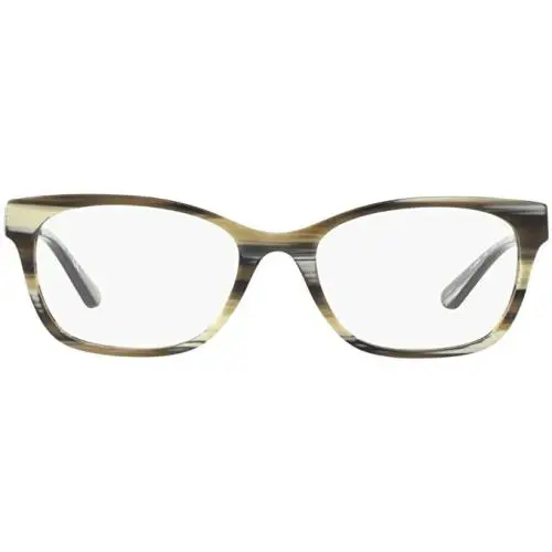 Tory Burch Eyeglasses TY2063 1553 Olive Horn Frames 51mm Rx-able Full Set ST - Frame: Olive Horn