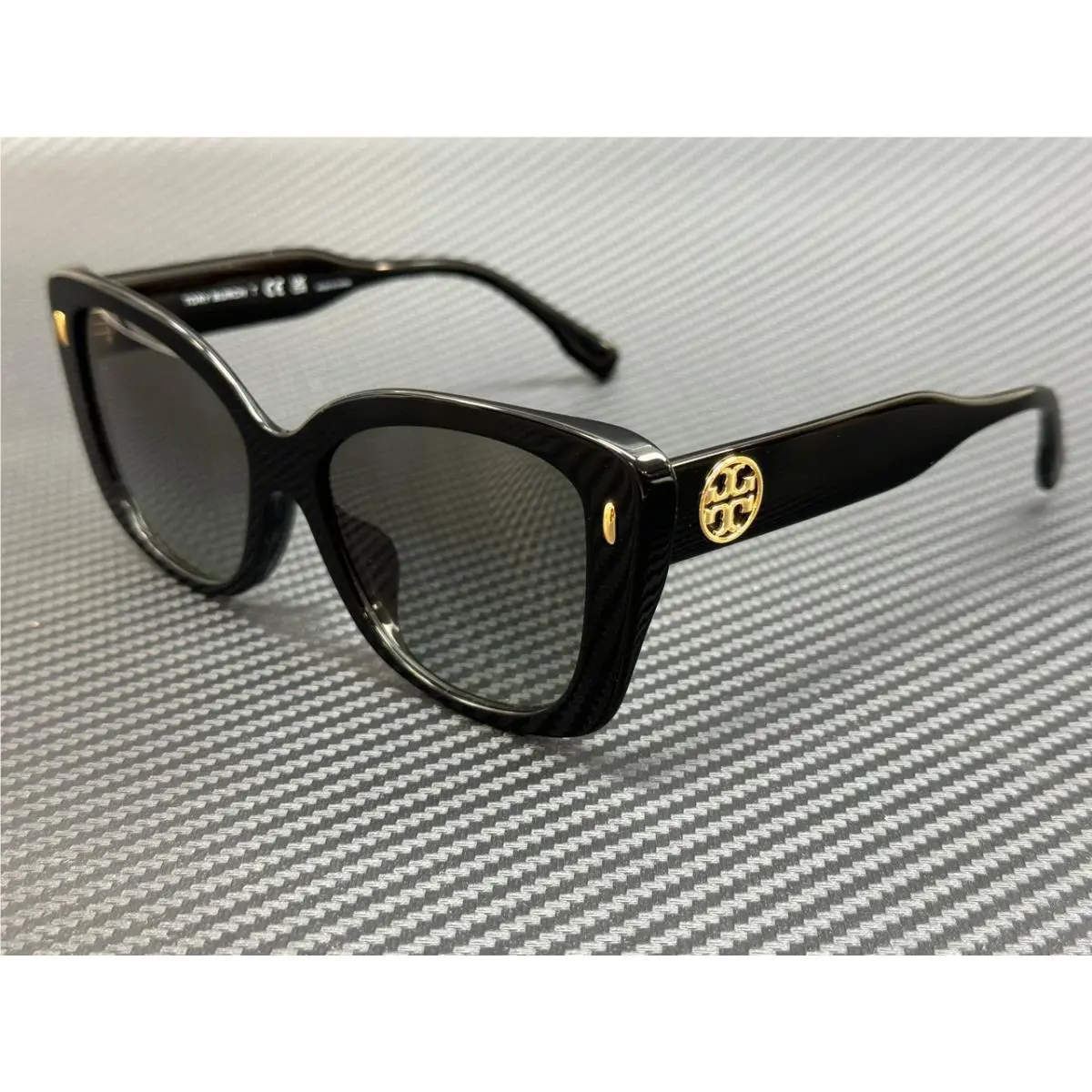 Tory Burch TY7198U 170911 Black Grey Gradient Women`s 54 mm Sunglasses