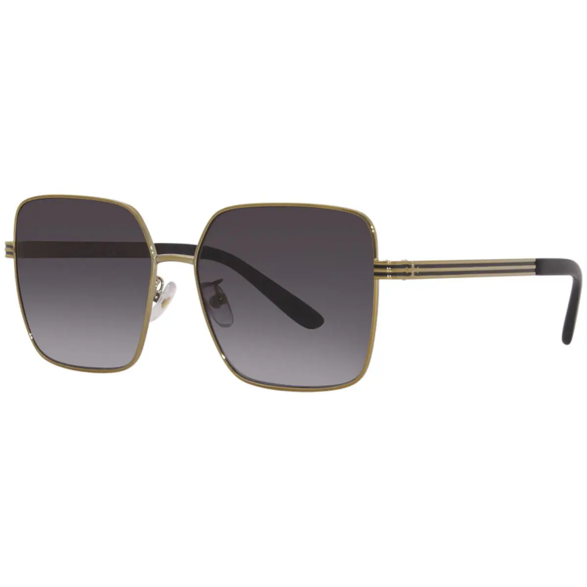 Tory Burch TY6087 32788G Sunglasses Women`s Shiny Gold/grey Gradient Lenses 55mm