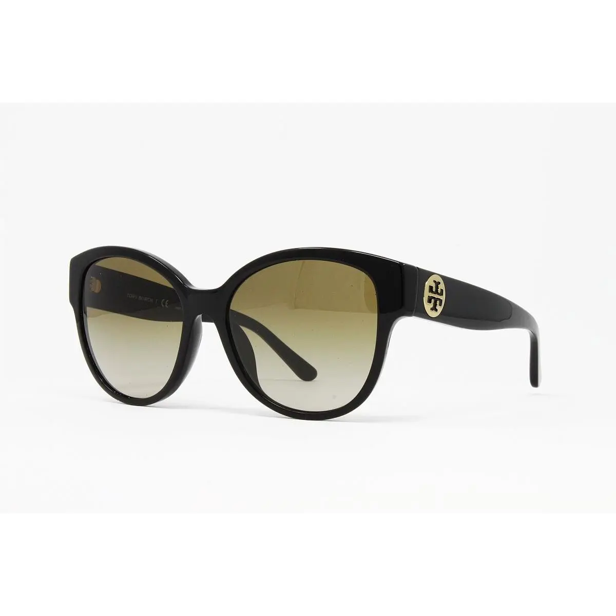 Tory Burch Sunglasses Women`s Butterfly TY7155U 170913 Black 56mm Brown Lens