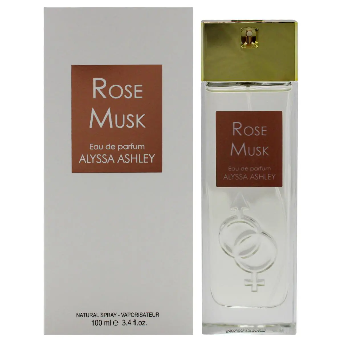 3 Pack Rose Musk by Alyssa Ashley For Unisex - 3.4 oz Edp Spray
