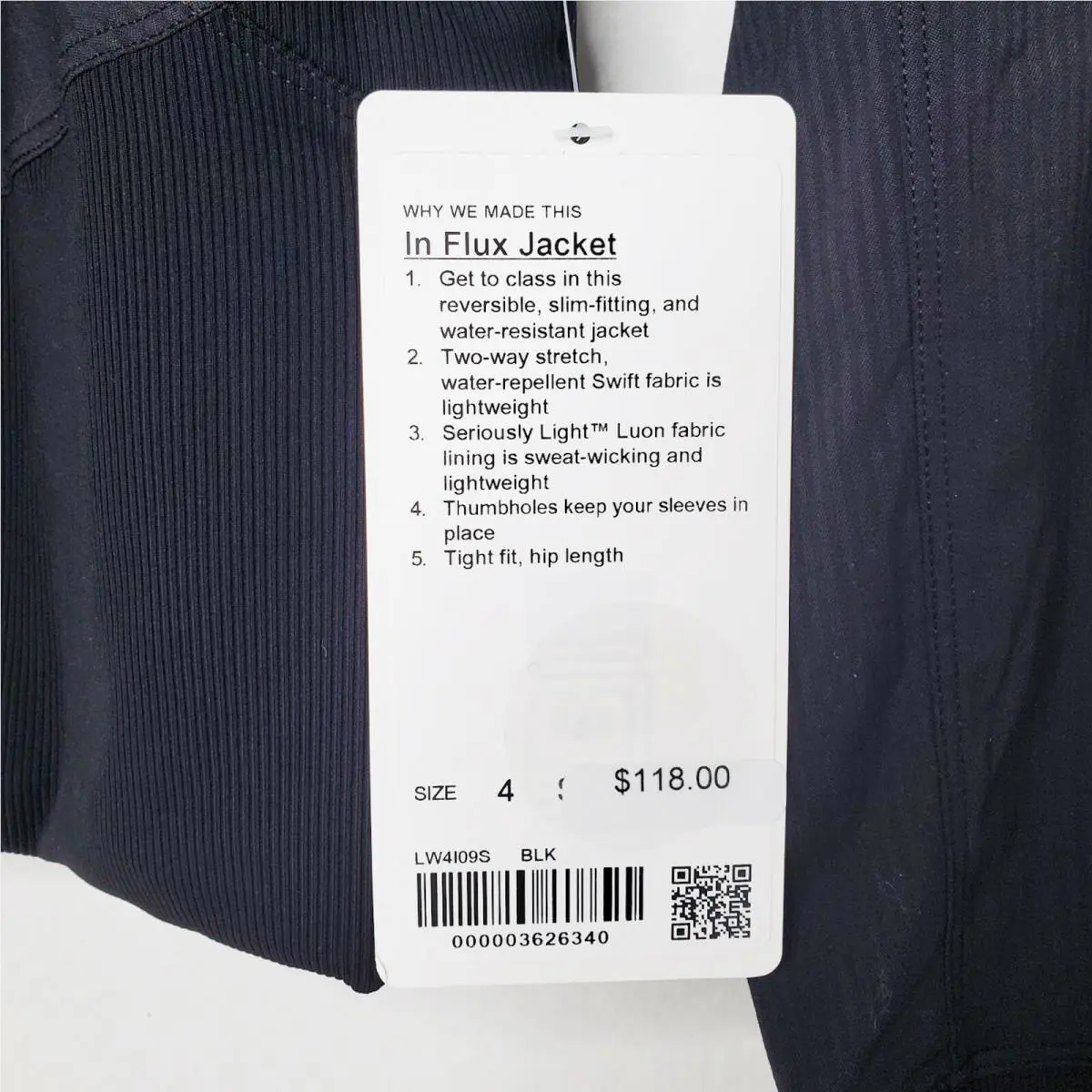 Lululemon clothing - Lululemon In Flux Jacket - Flux Jacket - Black 2