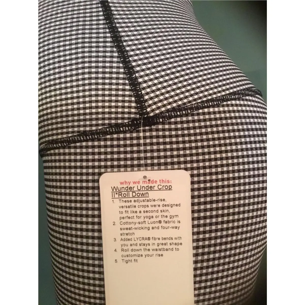 Lululemon clothing - Black/white 10