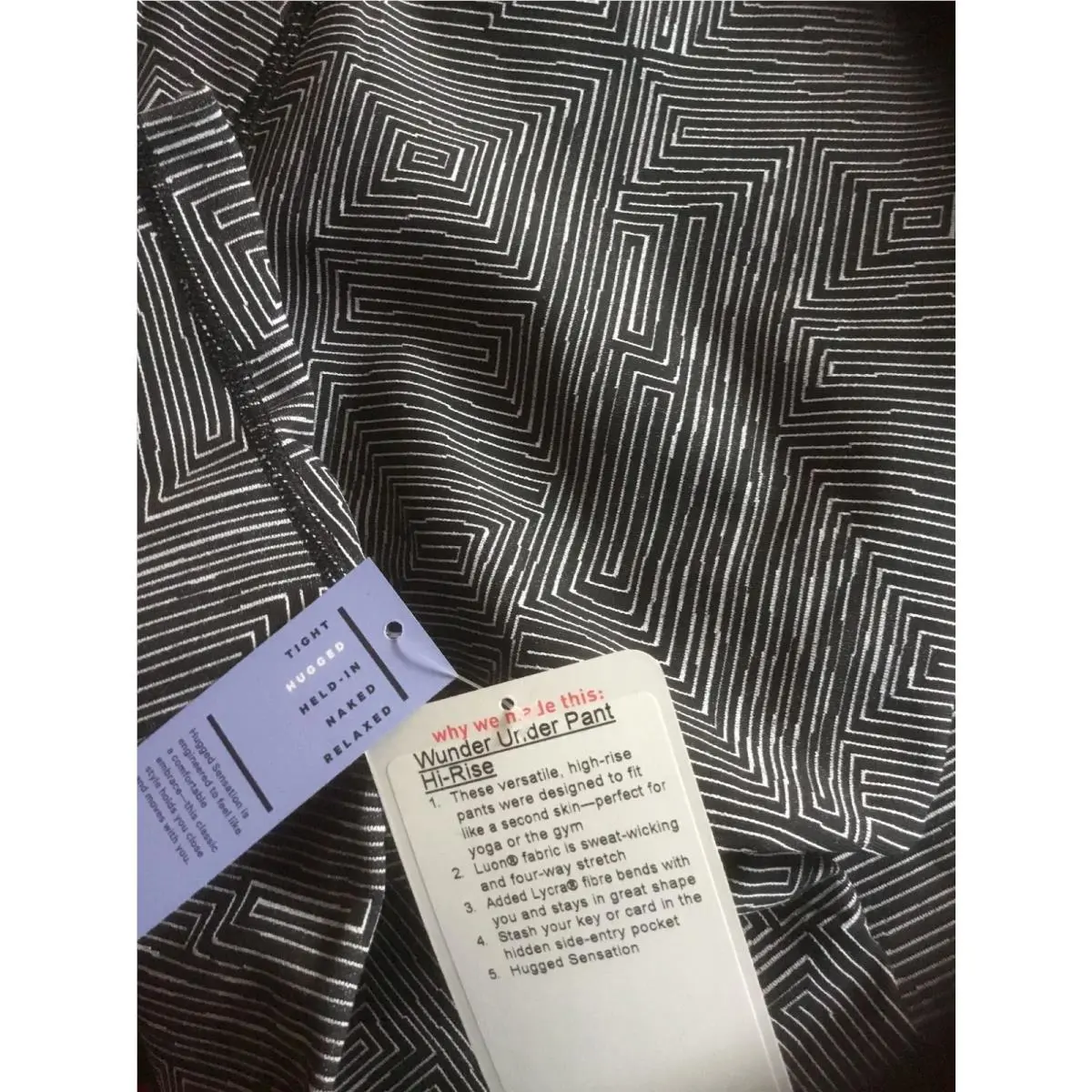 Lululemon clothing - Black/white 2