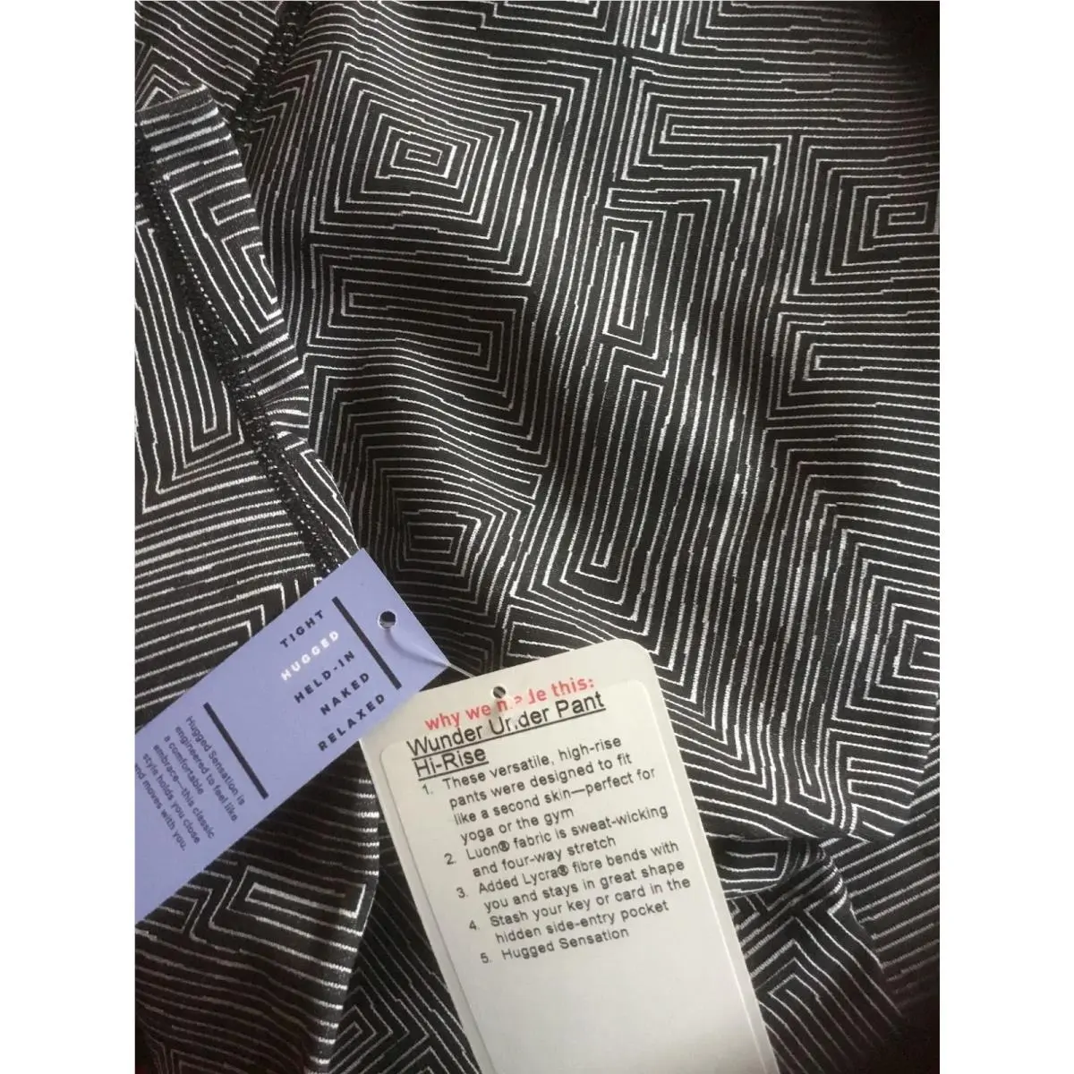 Lululemon clothing - Black/white 6