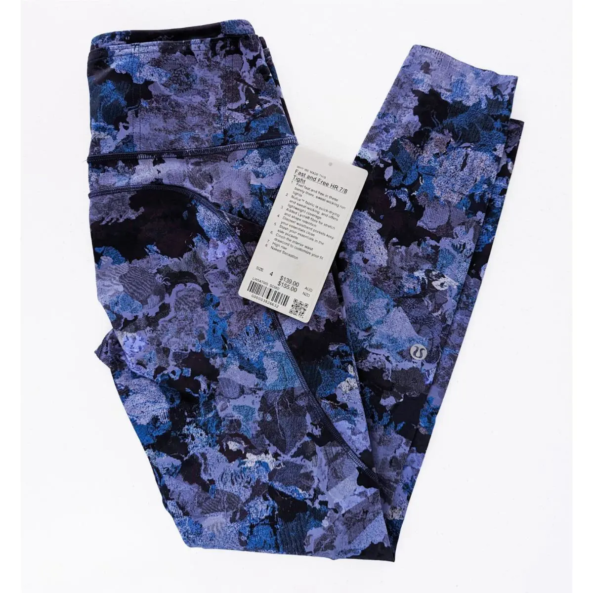 Lululemon clothing - Lululemon Fast and Free HR Tight - Blue 1