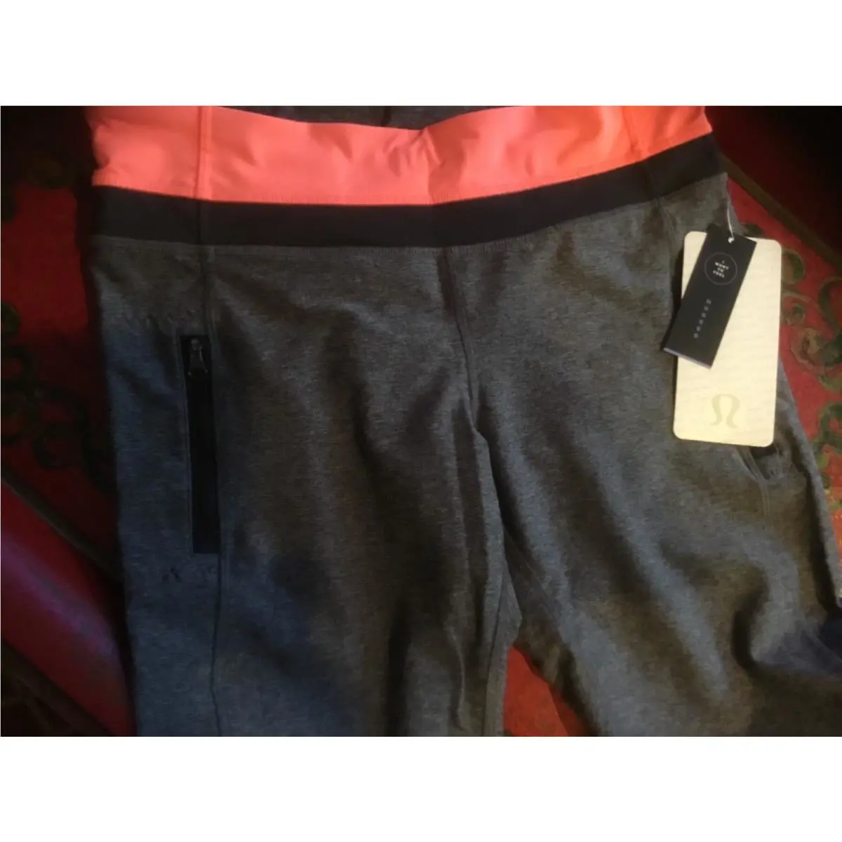 Lululemon clothing - HBLK/VELI/DCO(Heathered Black/contrast) 1
