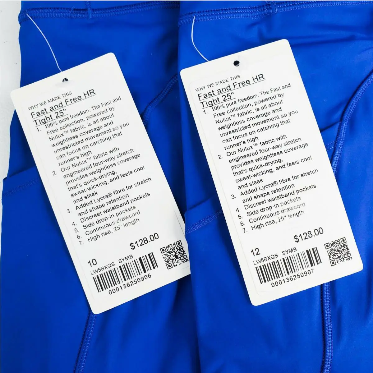 Lululemon clothing - Lululemon Fast & Free Tight - Blue 2