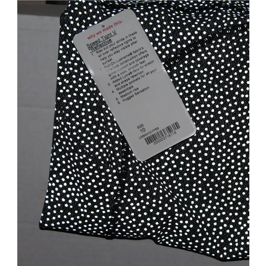 Lululemon clothing - Black & Reflective Silver 9