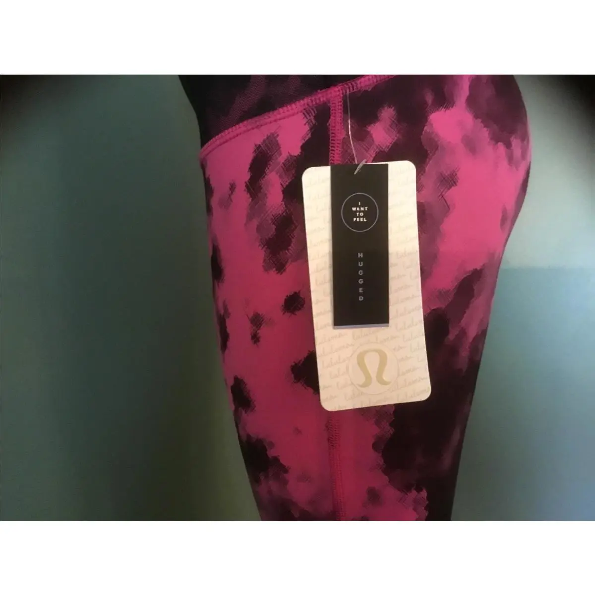 Lululemon clothing - Blooming Rasberry Pixie Black 3
