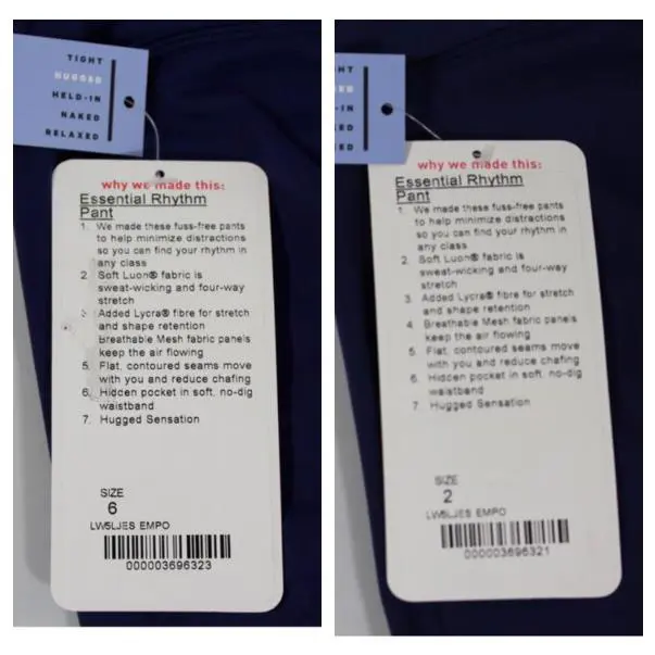 Lululemon clothing - Blue 1