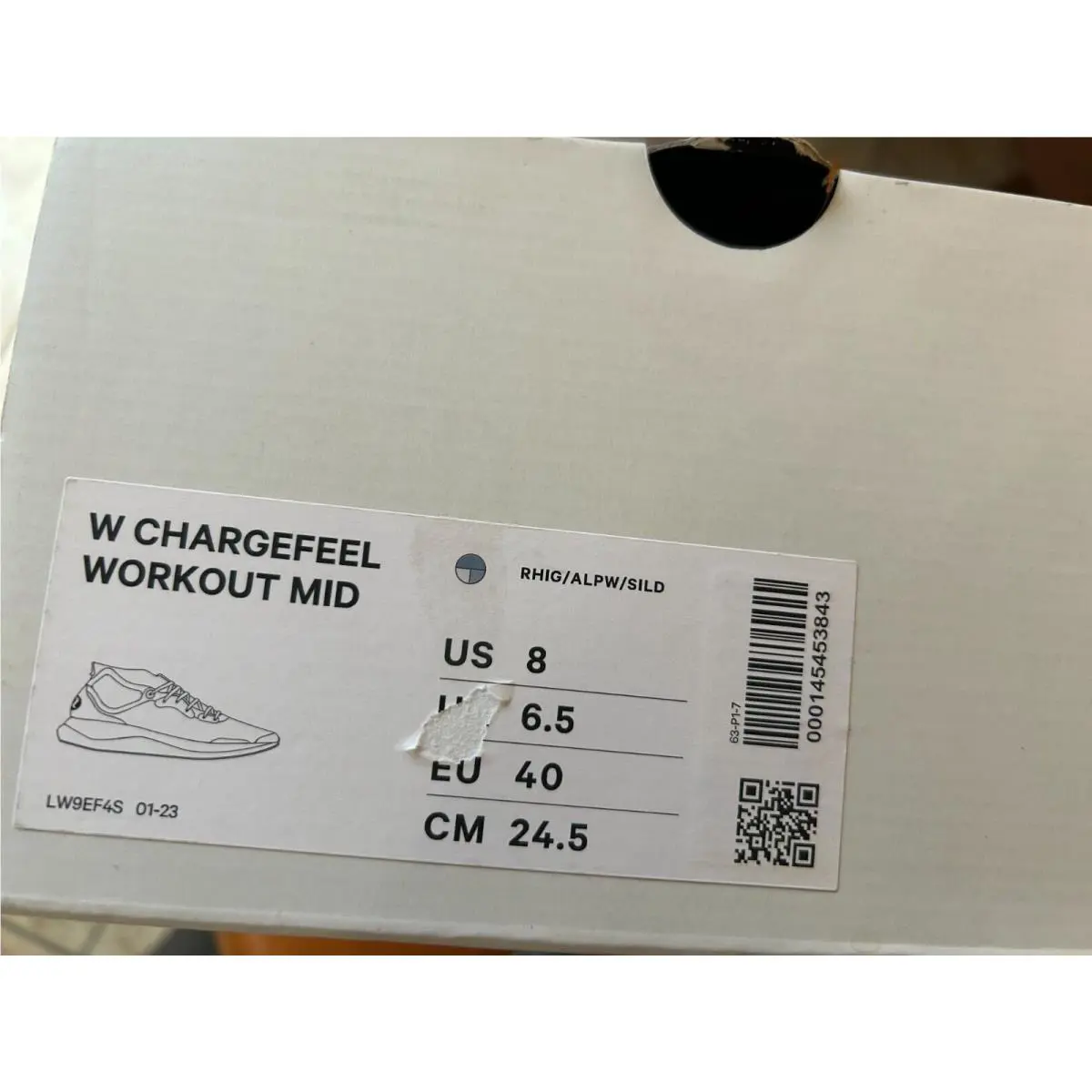 Lululemon shoes - LULULEMON Chargefeel Workout Mid - Chargefeel Workout Mid - LW9EF4S - Gray 6