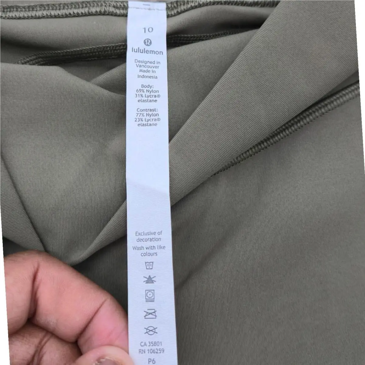 Lululemon clothing - lw6amys - lw6amys - sage 6