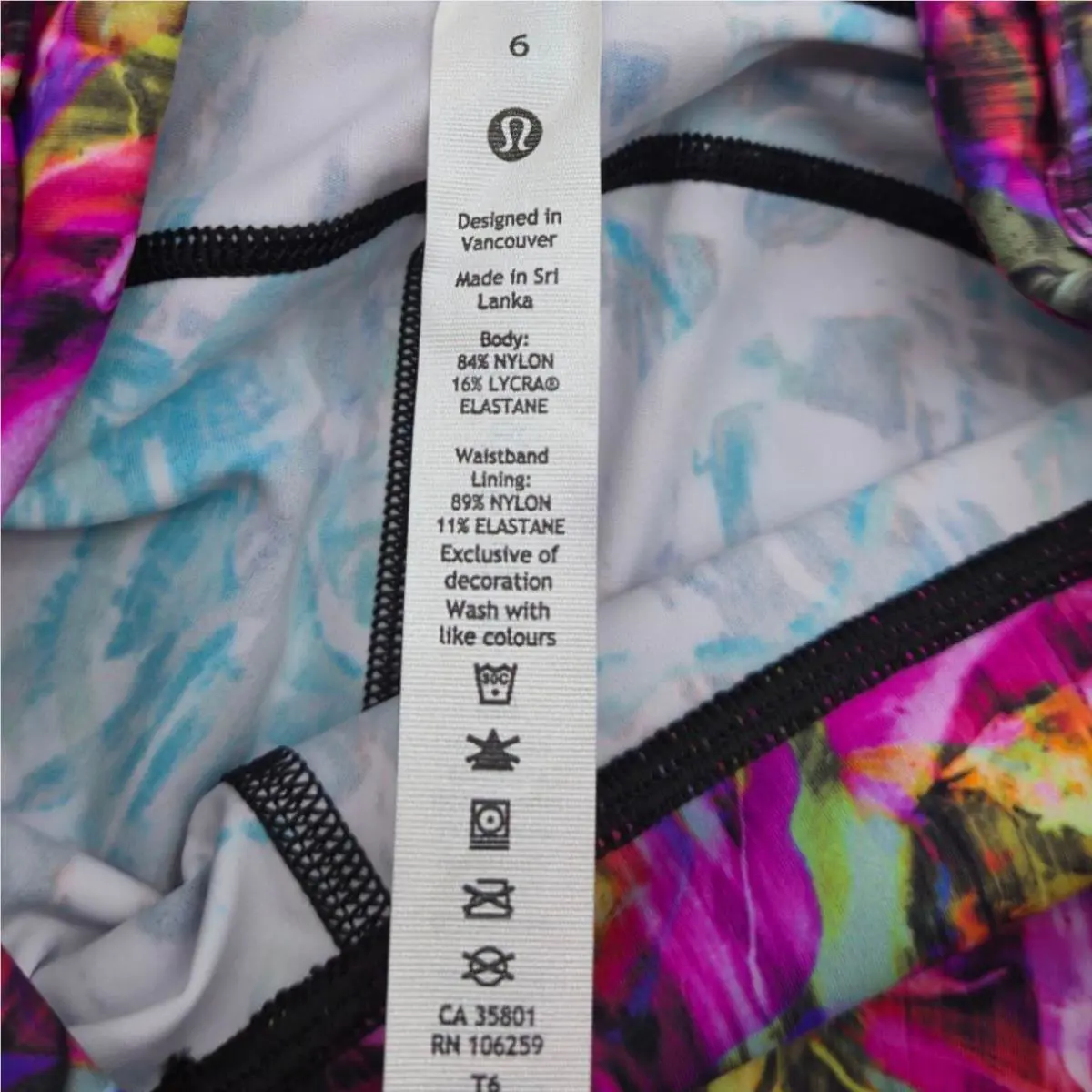 Lululemon clothing - Lululemon Fast and Free HR Crop 23” - LW6BE1S - Multicolor 6
