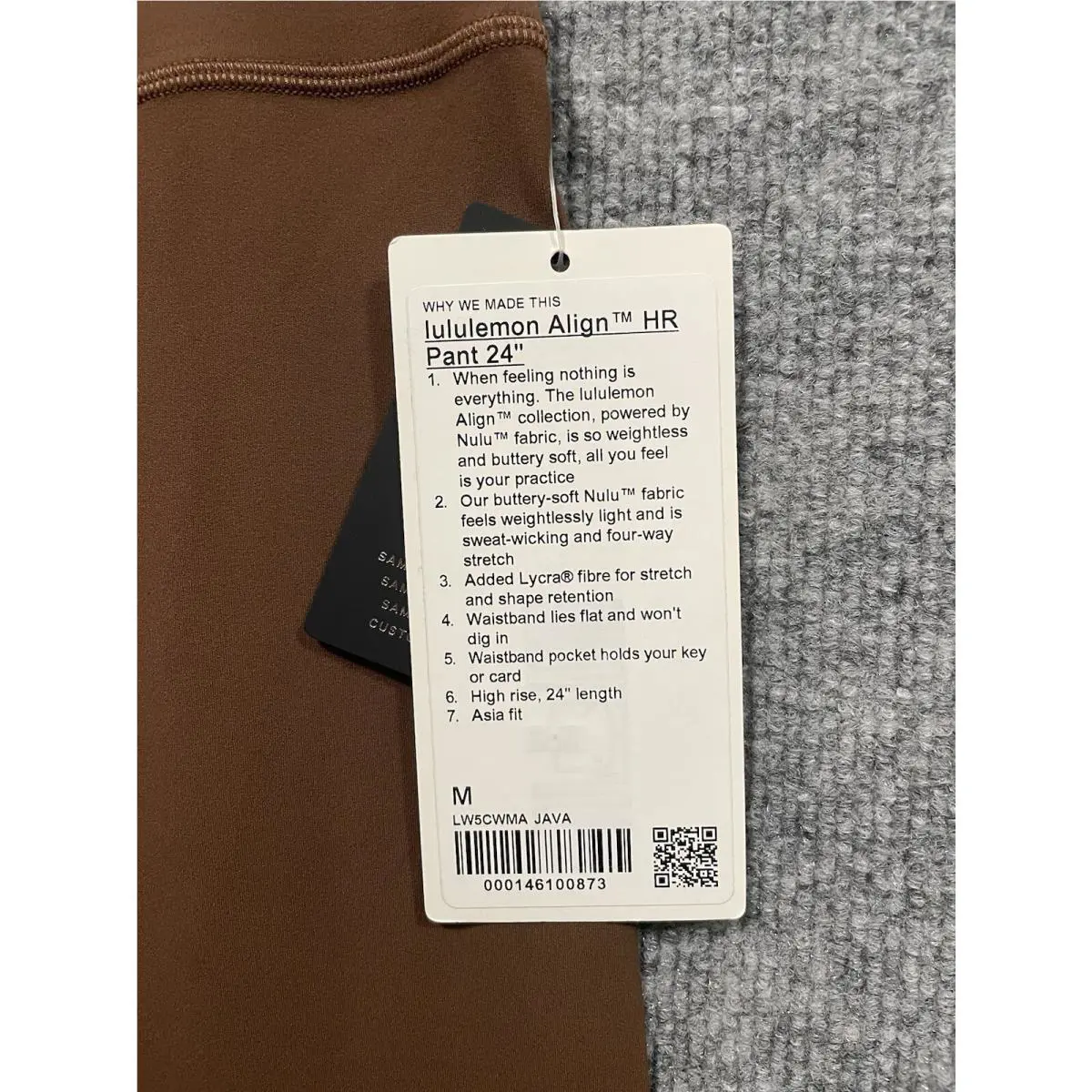 Lululemon clothing - Brown 1