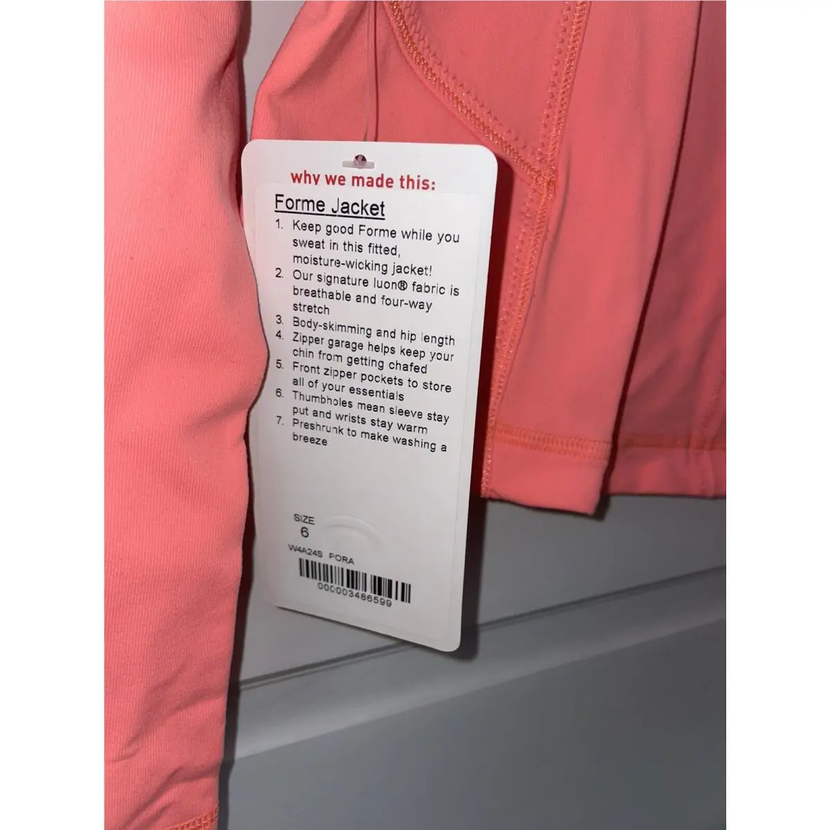 Lululemon clothing - Orange 2