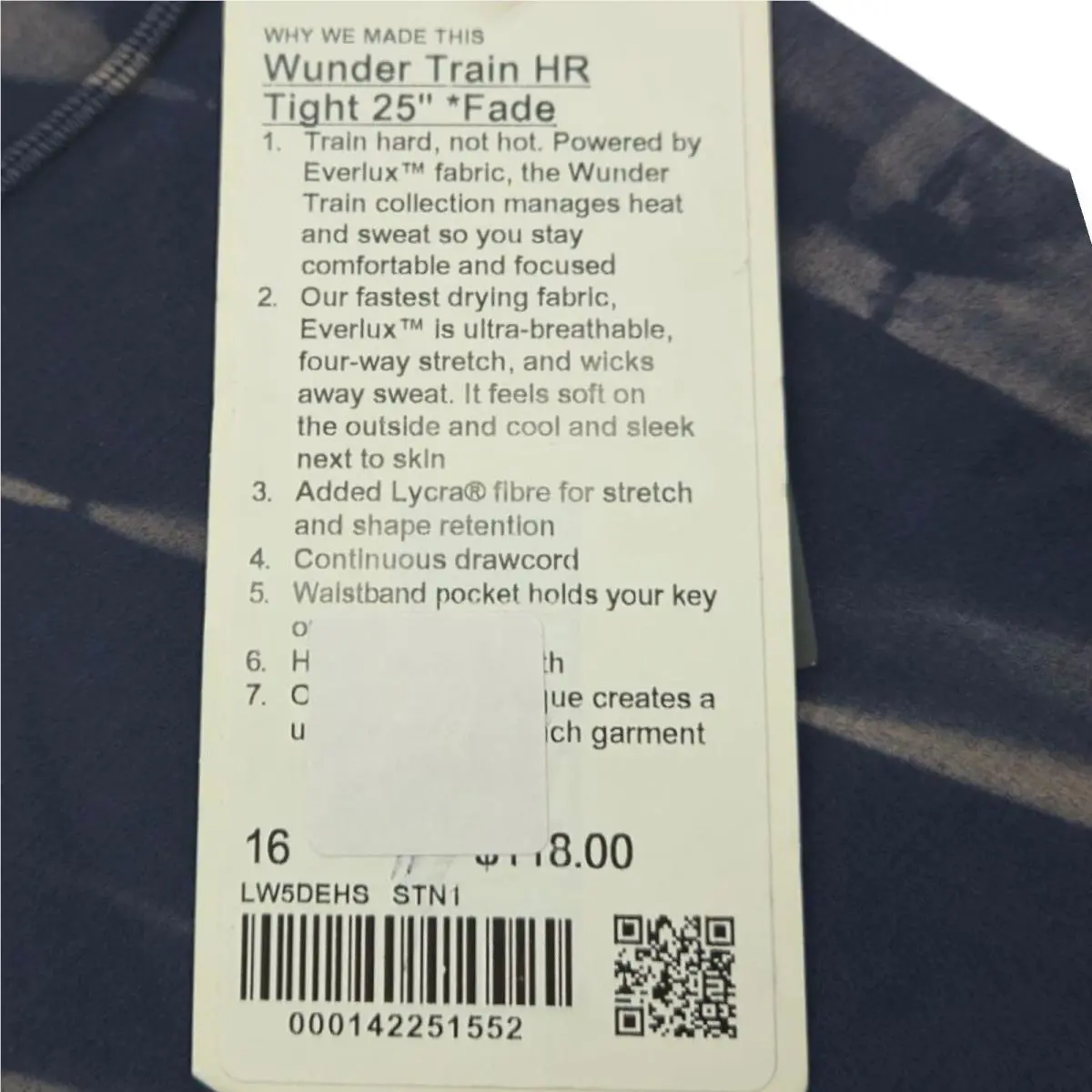 Lululemon clothing - W5DEHS LW5DEHS - W5DEHS LW5DEHS - Blue 3