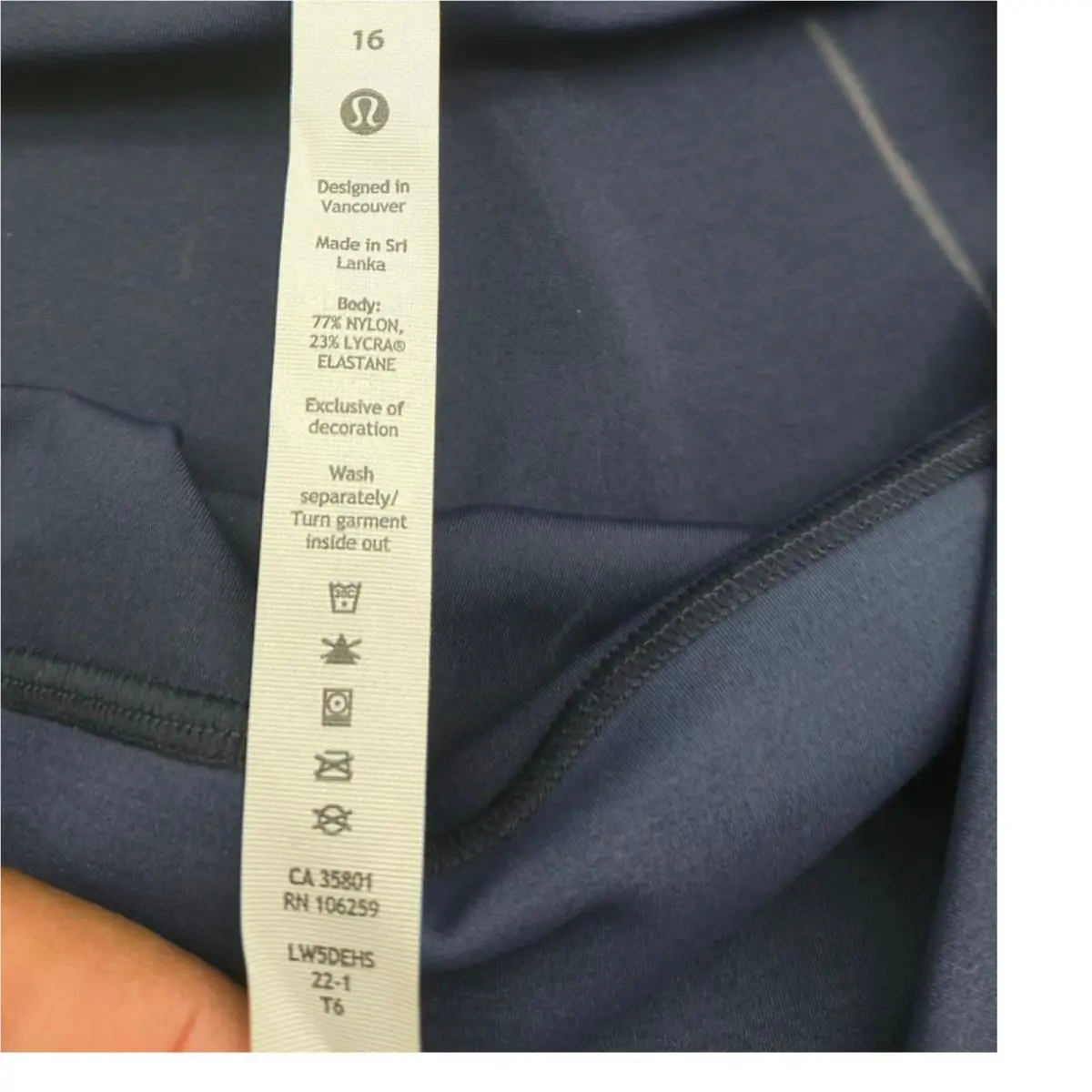 Lululemon clothing - W5DEHS LW5DEHS - W5DEHS LW5DEHS - Blue 6