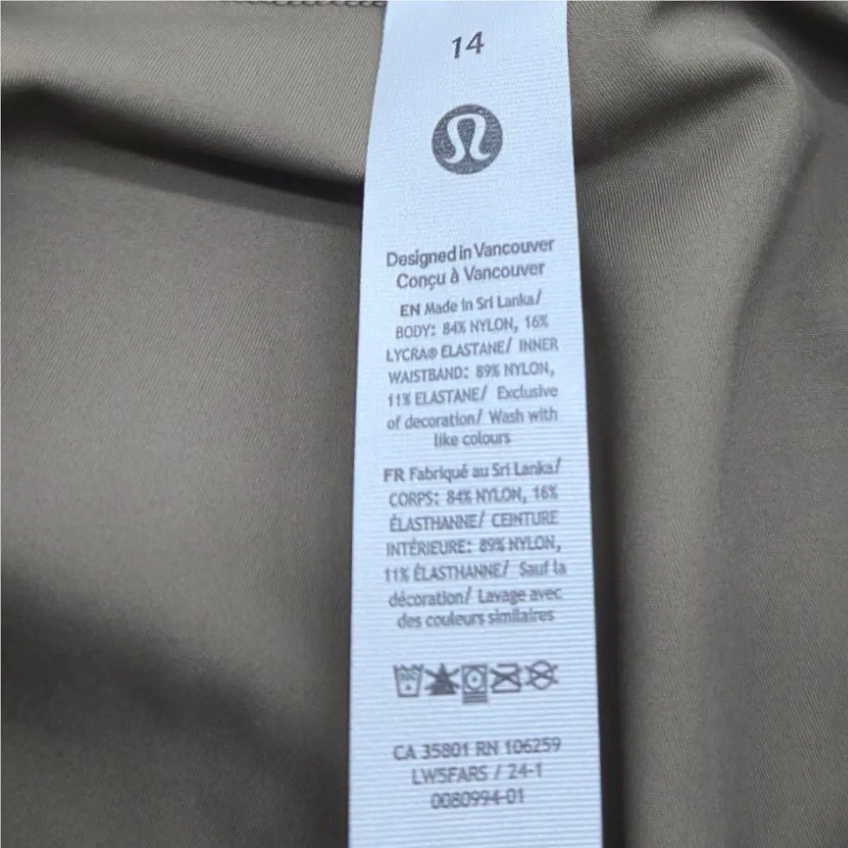 Lululemon clothing - NOMD 6