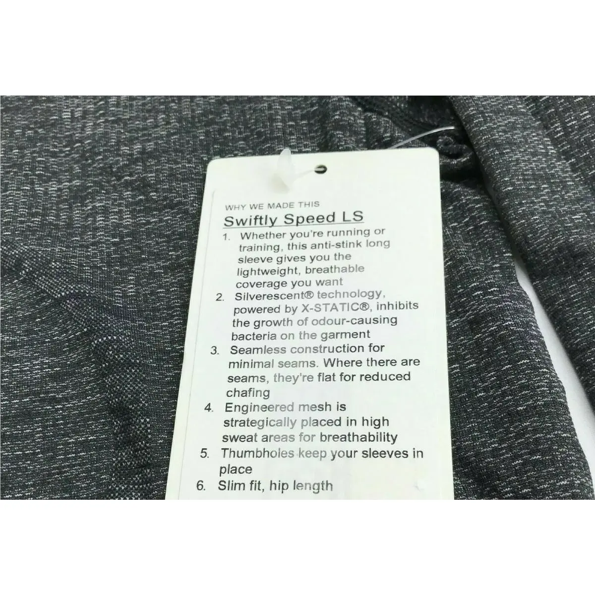 Lululemon clothing - Lululemon Swiftly - Swiftly - Gray 8